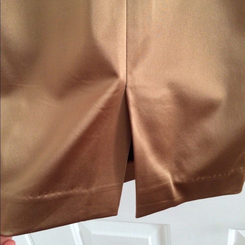 Bebe gold pencil skirt size 0 - Picture 10 of 15